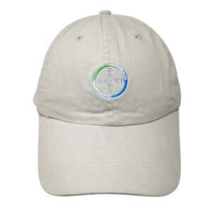 Bayer Slideback Baseball Cap Beige One Size Adjustable Embroidered Apollo USA